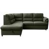 Kutna Garnitura Gusto - zelena/crna, Basics, tekstil/drvo (200/240cm) - Modern Living