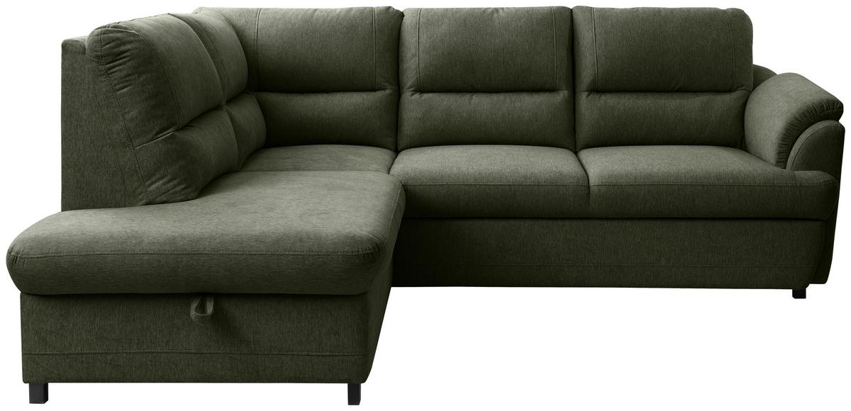 Kutna Garnitura Gusto - zelena/crna, Basics, tekstil/drvo (200/240cm) - Modern Living