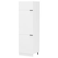 GESCHIRRSCHRANK FASOLA - Weiss/Schwarz, Trend, Holzwerkstoff/Kunststoff (60/207/57cm) - MID.YOU