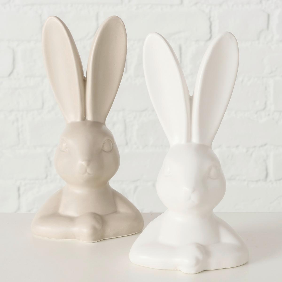 Dekohase Milmy I Weiss - Weiss, Konventionell, Keramik (10,5/9/20cm) - Mömax