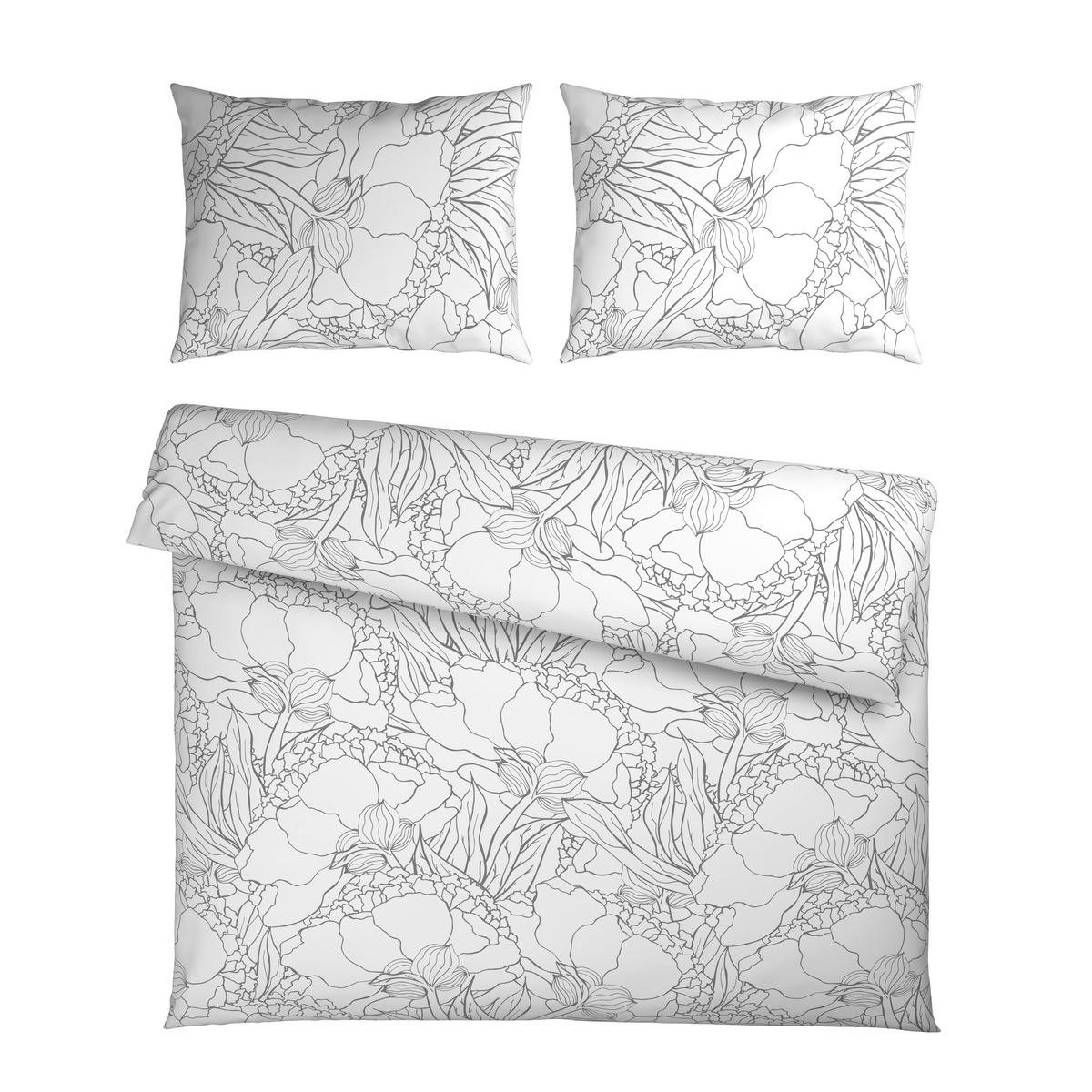 Posteljina Emma Xxl 200x200/2x60x80cm - siva, tekstil (200/200cm) - Mömax