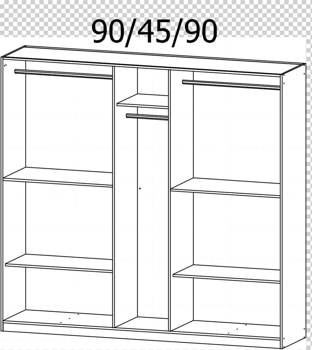 Ormar S Klasičnim Vratima Ticao - bijela/siva, Moderno, drvni materijal/metal (226/210/54cm) - Modern Living