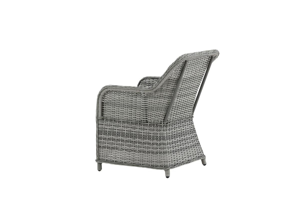 Gartenstuhl-Set Vikelund 2er-Set Grau - Grau, KONVENTIONELL, Textil/Metall (65/92/75cm) - Gardenson