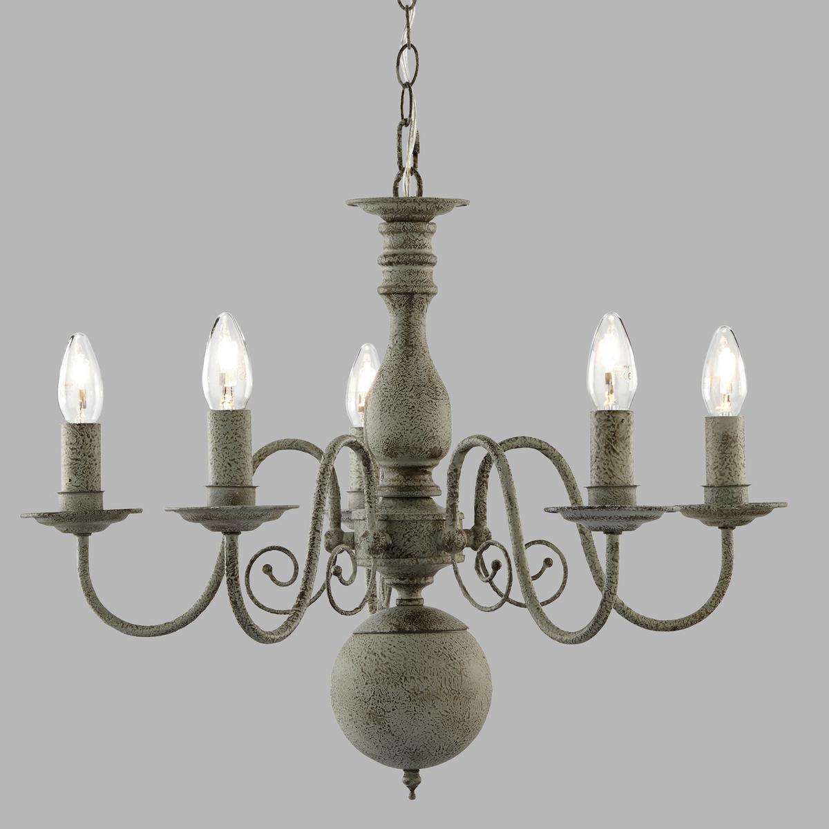 Függőlámpa Greythorne 5lt 2265-5gy - szürke, Trend, fém (60/47cm)