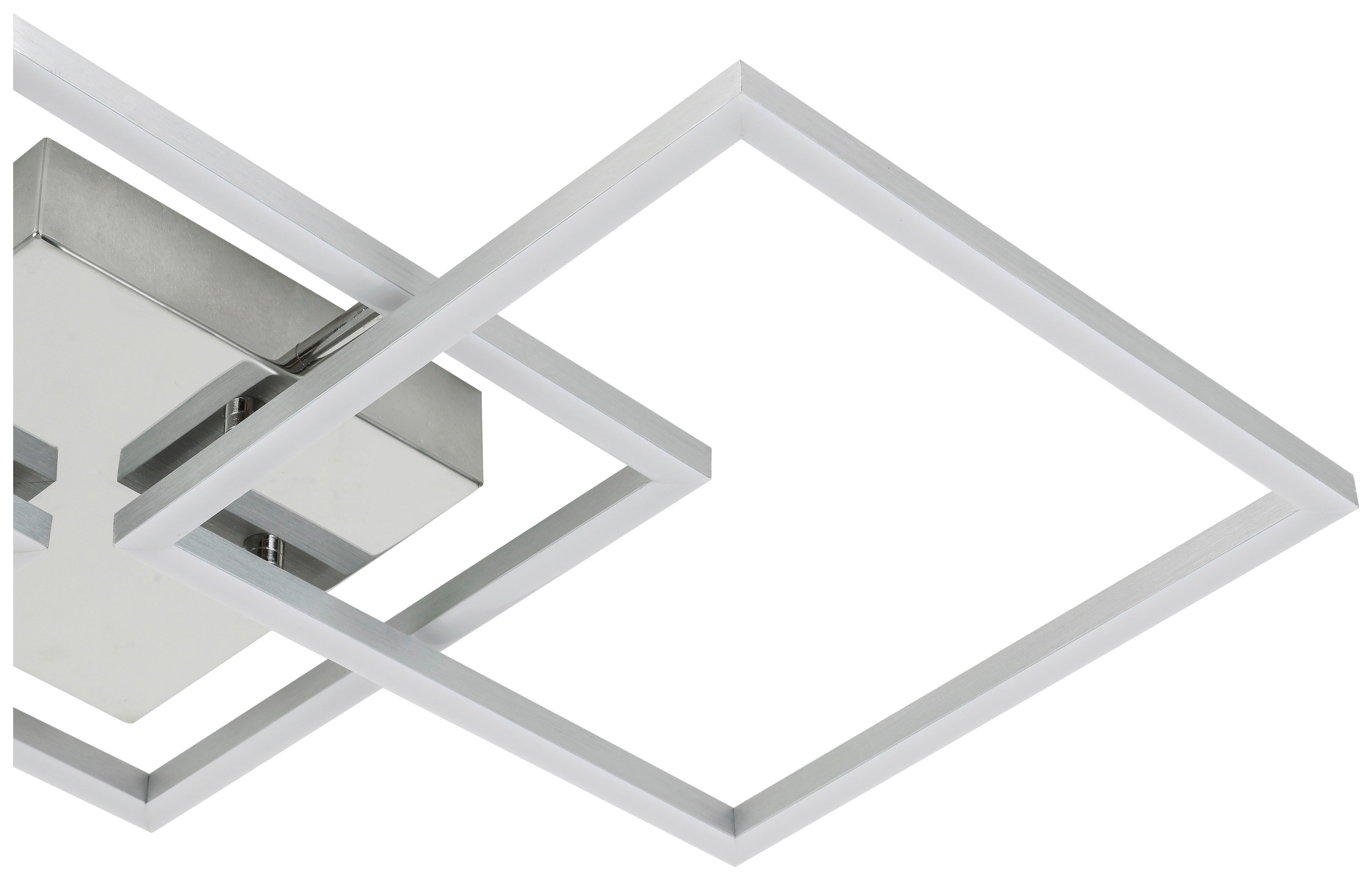LED-TAKLAMPA OLPÜ -TOP- - aluminiumfärg, Modern, metall/plast (72,4/35,4/5,2cm) - Modern Living