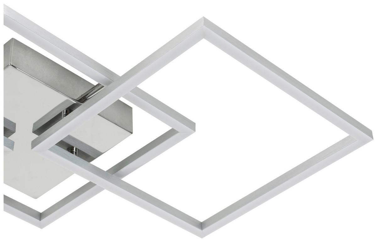 Stropna Led-svetilka Olpü - barve aluminija, Moderno, kovina/umetna masa (72,4/35,4/5,2cm) - Modern Living
