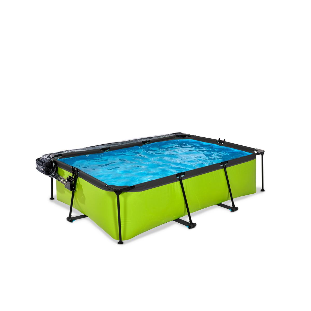 Bazen Exit Lime Pool, 220x150cm - zelena, Konvencionalno, umetna masa (220/150/65cm) - EXIT Toys