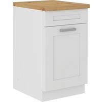 Element Ispod Sudopera Luisa Spu50 - bijela/srebrne boje, Romantično / ladanjski, drvni materijal/metal (50/86cm) - Based