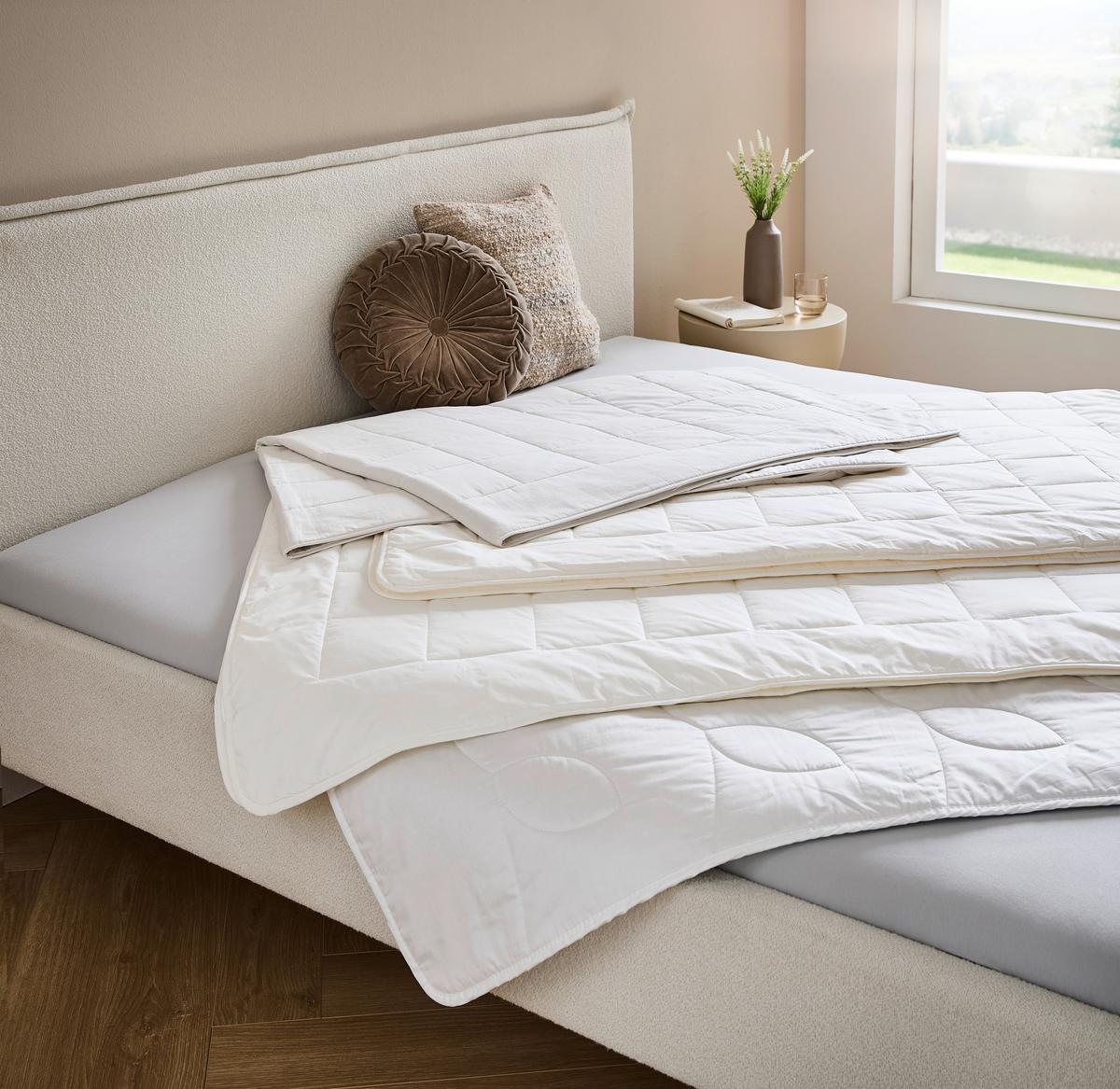 KOŁDRA LETNIA BAMBOO FRESH - biały, Basics, tkanina (135/200cm) - Billerbeck