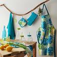 Schürze Green Leaf in Bunt - Multicolor, Textil (60/90cm) - MÖMAX modern living