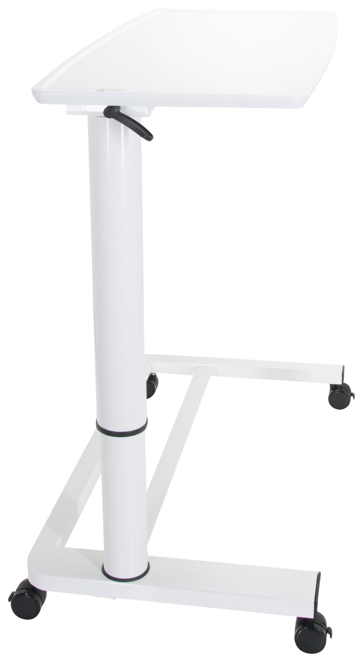 Dvižna Miza Stand Ii, Bela - bela, Basics, kovina/umetna masa (90/42/67cm) - MID.YOU