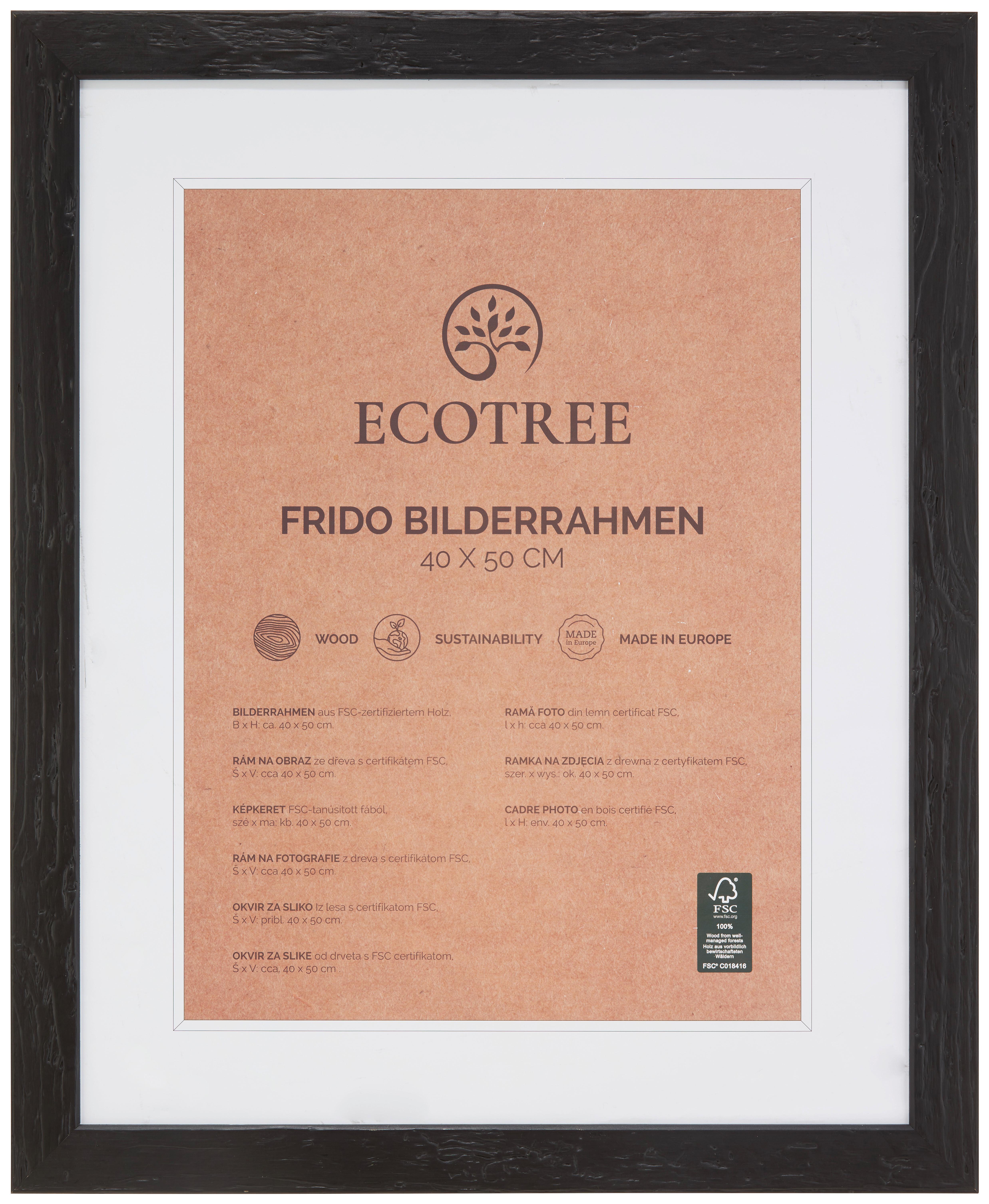 Okvir Za Slike Frido - crna, Romantik / Landhaus, drvo (40/50cm) - ecoTree