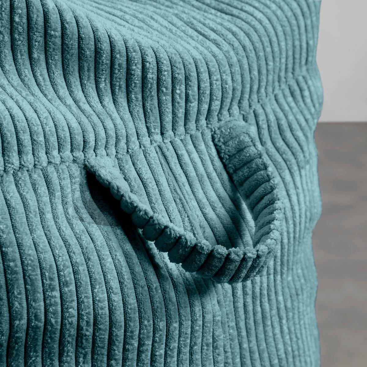 Sitzsack Cortana Cord Petrol - Petrol, MODERN, Textil (85/100/85cm) - Mömax