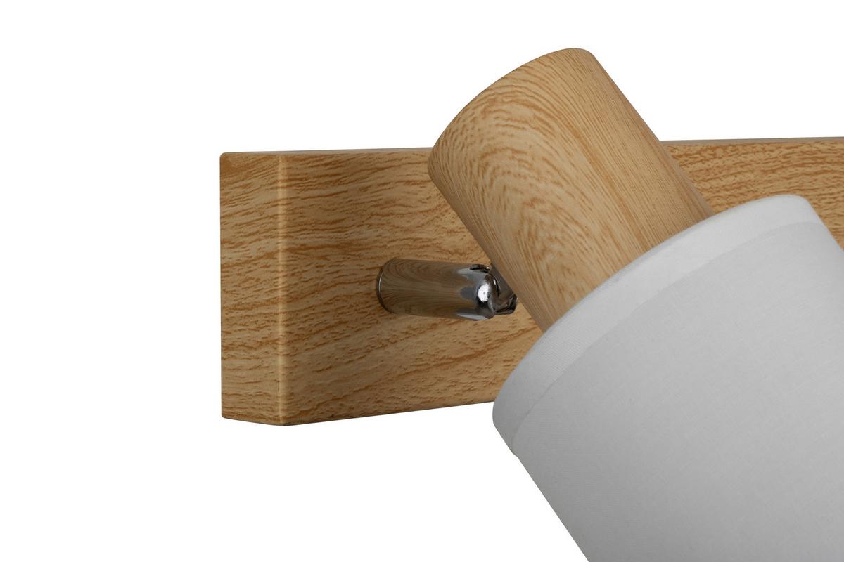 LAMPA SUFITOWA GERDA - biały, Trend, metal/tkanina (61/11,5/12,5cm) - Novel