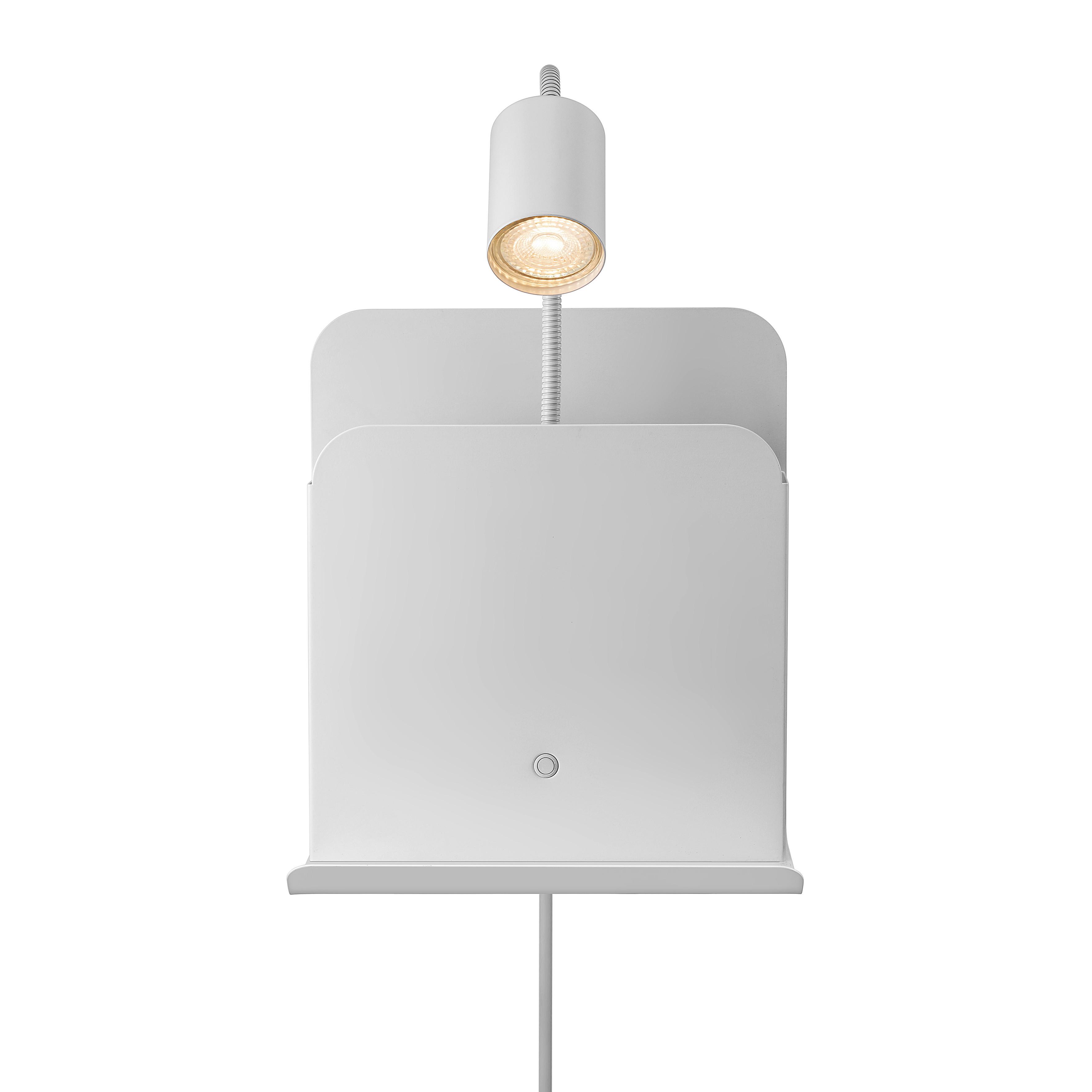 KINKIET 2112551001 ROOMI WALA WEISS - biały, Design, metal (16,5/24,8/28,2cm) - Nordlux