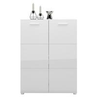 Ormarić Za Cipele Merano - crna, Moderno, drvni materijal/plastika (89,9/120/36cm) - Modern Living