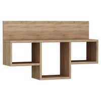 WANDBOARD TRAN REGAL - Eichefarben, Design, Holzwerkstoff (80/49/20cm) - Livetastic