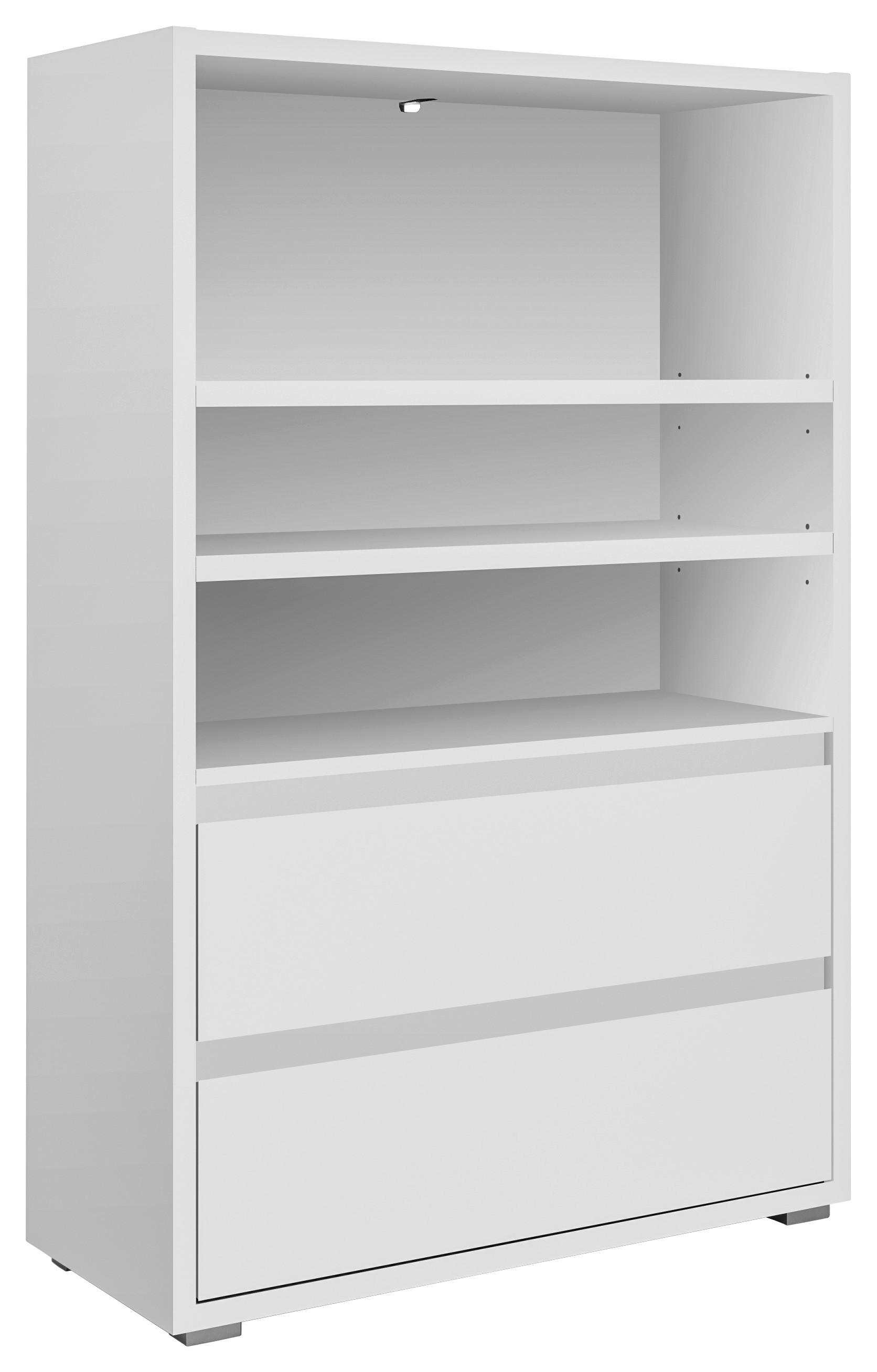 Regal Image, Bela - srebrne barve/bela, Konvencionalno, leseni material (85/131/37cm) - Livetastic