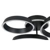 LED-TAKLAMPA STAR - svart, Modern, metall/plast (64,5/74,5/14cm) - Mömax