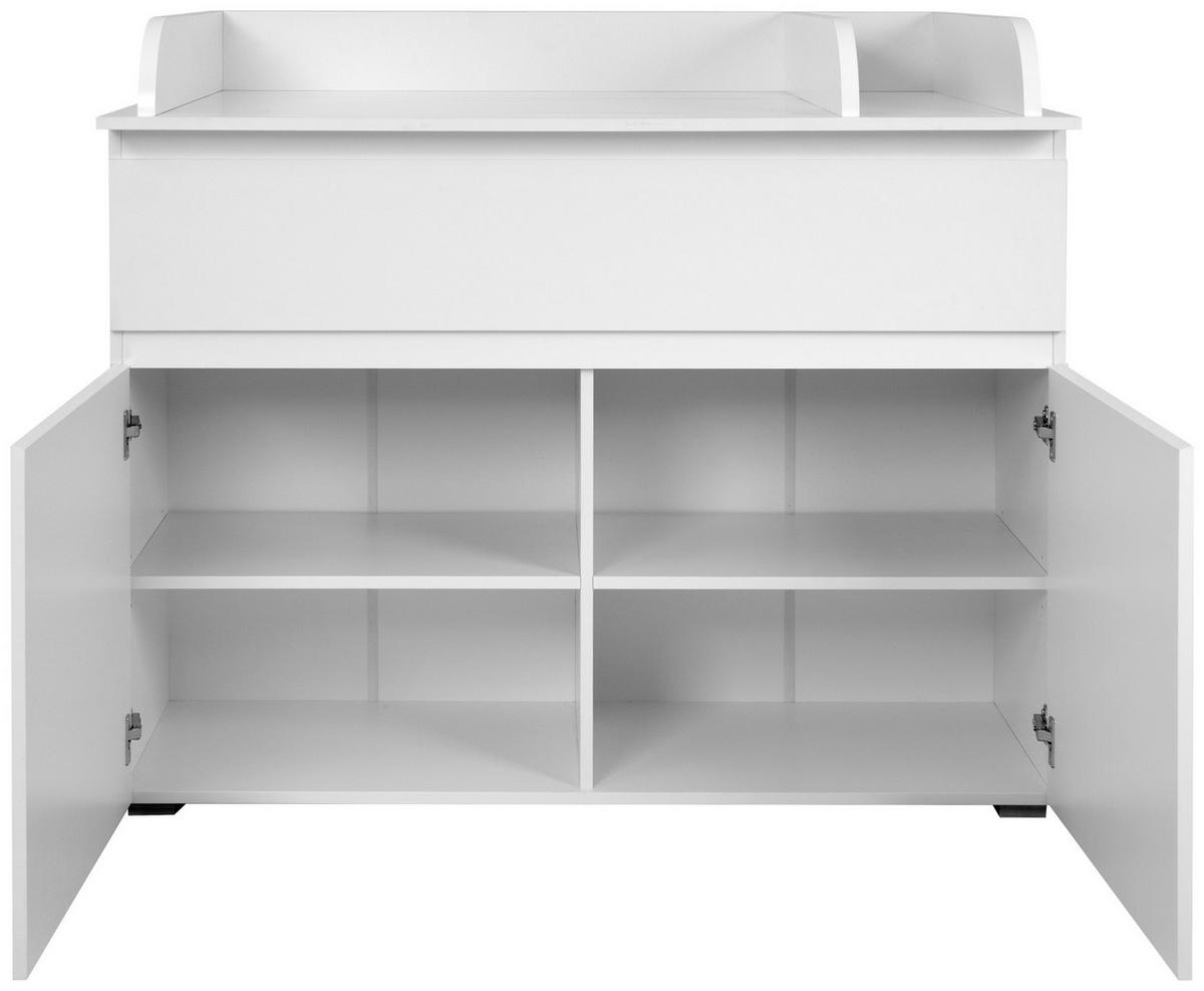 Previjalna Komoda Image, Bela - bela, Basics, leseni material (120/102/77cm) - MID.YOU