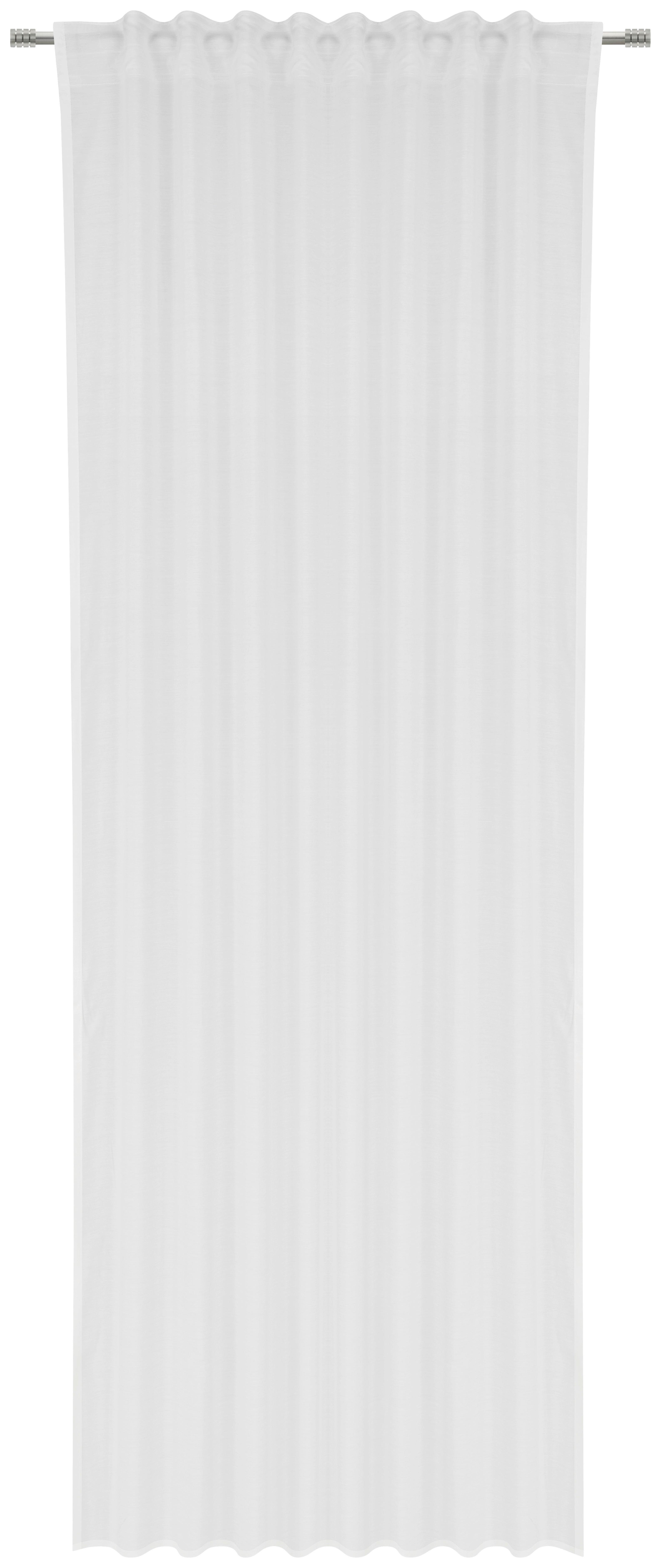 ZASŁONA GOTOWA SIENNA - biały, Basics, tkanina (140/300cm) - Esposa
