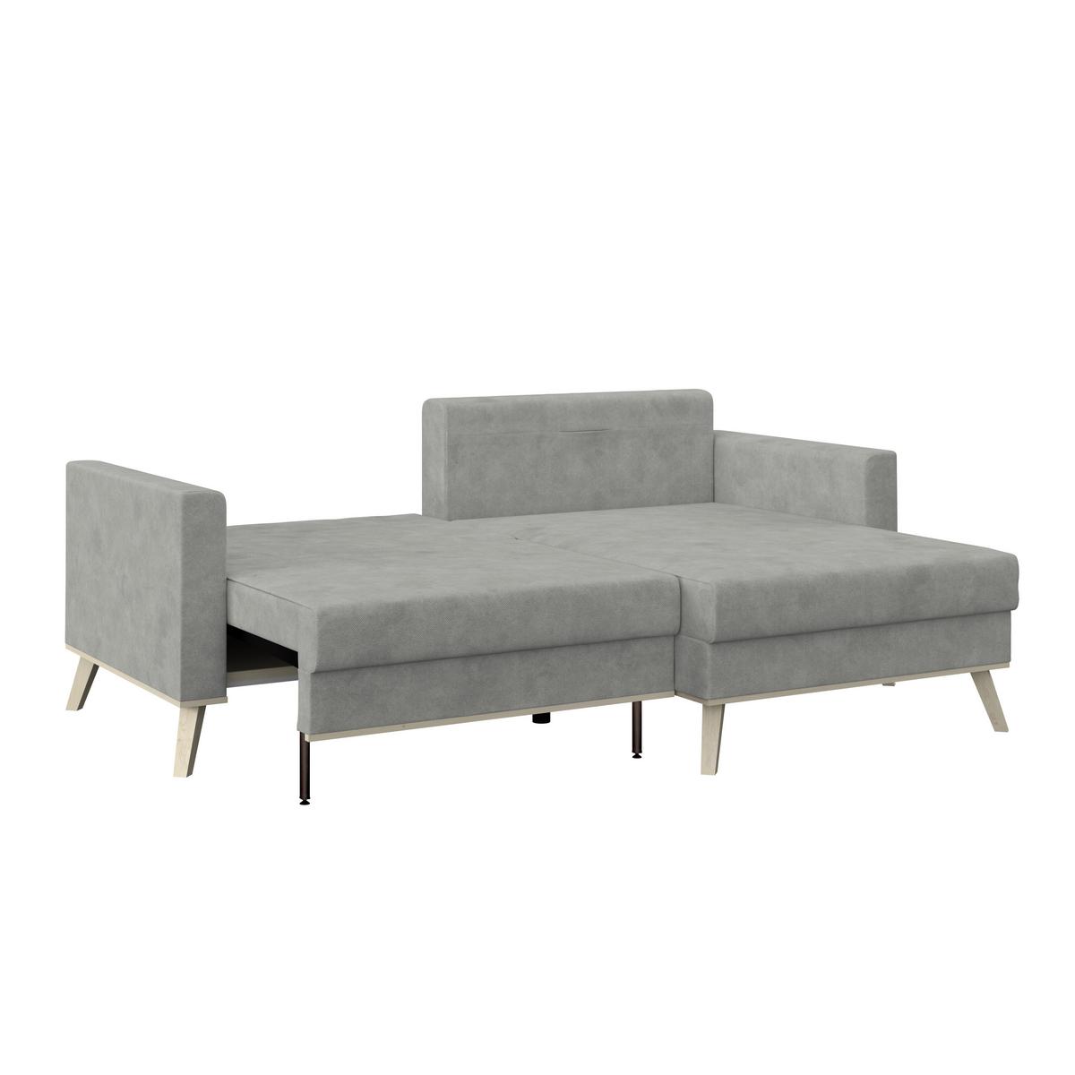 Coltar CARINI - gri deschis, Basics, textil (222/152cm) - Modern Living