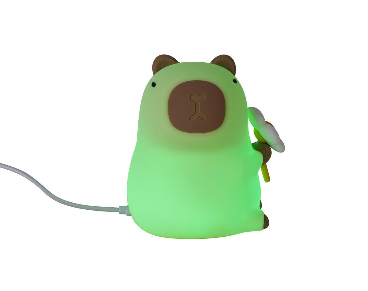 Nachtlicht Capybara Creme max. 2,5 Watt - Creme, MODERN, Kunststoff (9,2/11,1/9,1cm) - Mömax