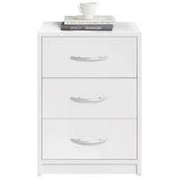 NOPTIERA PEPE - alb, material pe bază de lemn (38,5/54/28cm) - Based