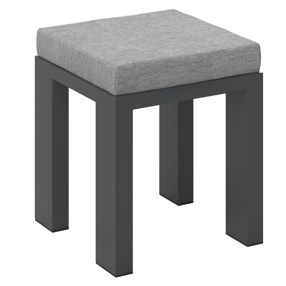 Garnitură grădină Melina - gri deschis/gri închis, Modern, lemn/metal (272/79/84cm) - Bessagi Garden