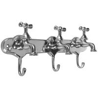 Akasztó Tap - ezüstszínű, fém (40/10/18cm)