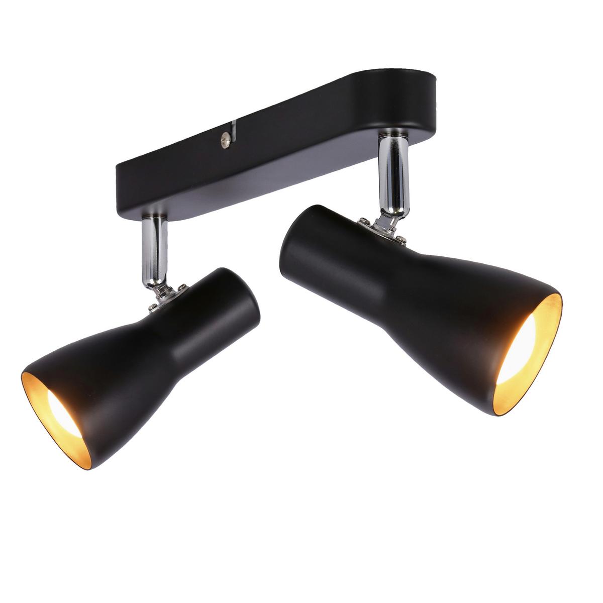 Reflektor Picardo - crna, Trend, metal (36/6/15cm)
