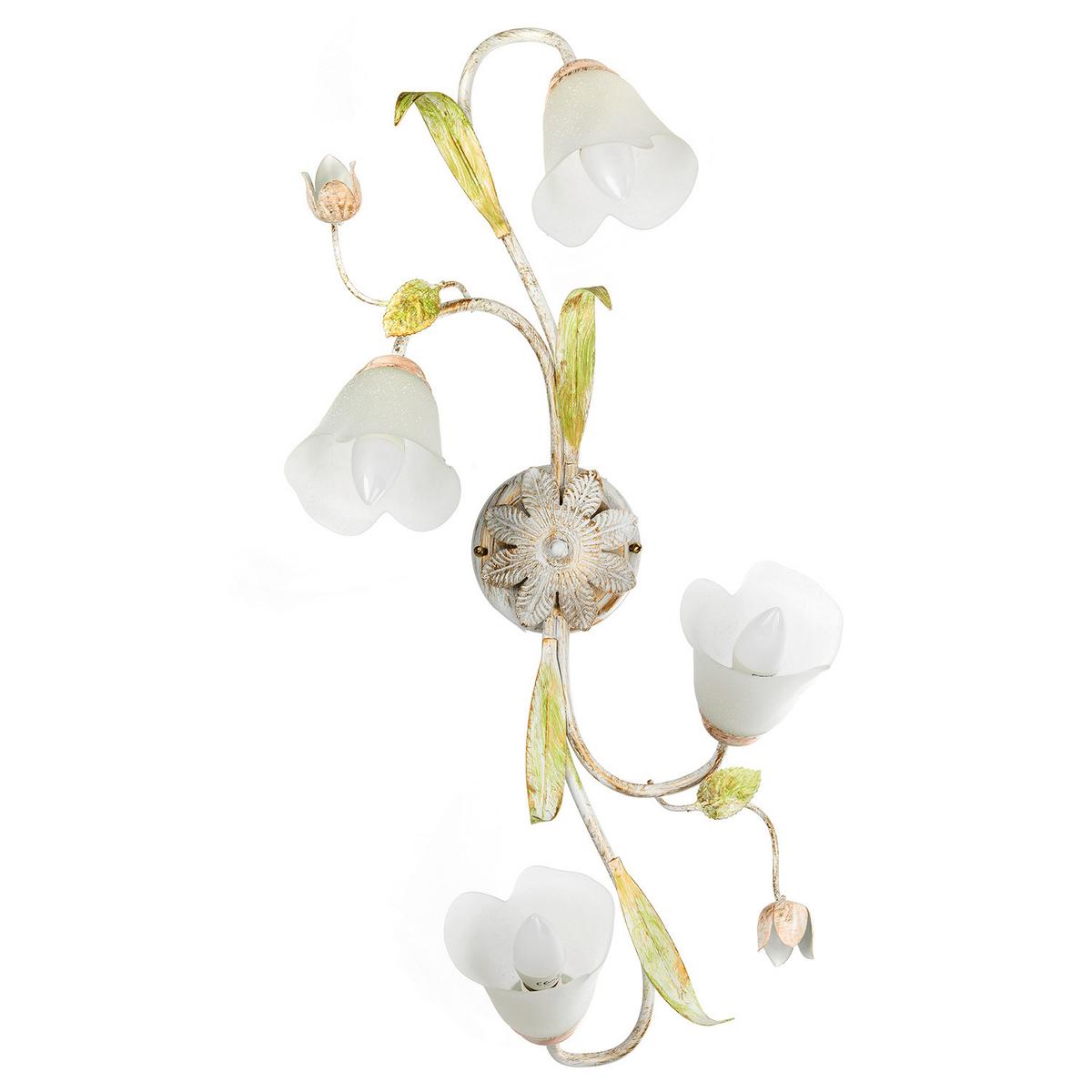 Deckenleuchte Wilma Grün/Weiß/Pink max. 6 Watt - Pink/Weiß, KONVENTIONELL, Glas/Metall (35/20/73cm)