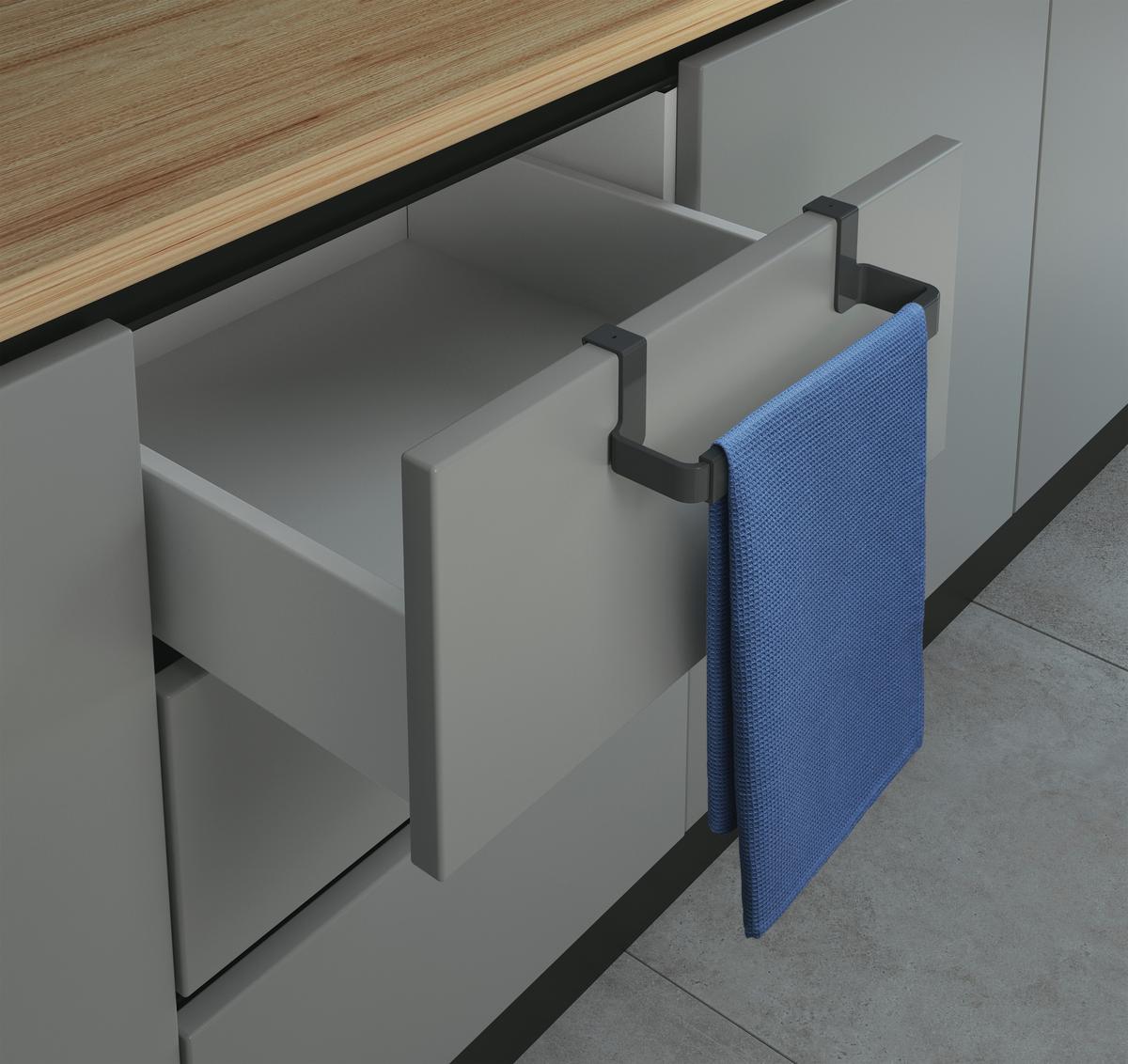 Konyharuhatartó Flex-Bar - műanyag (24-40cm) - Metaltex