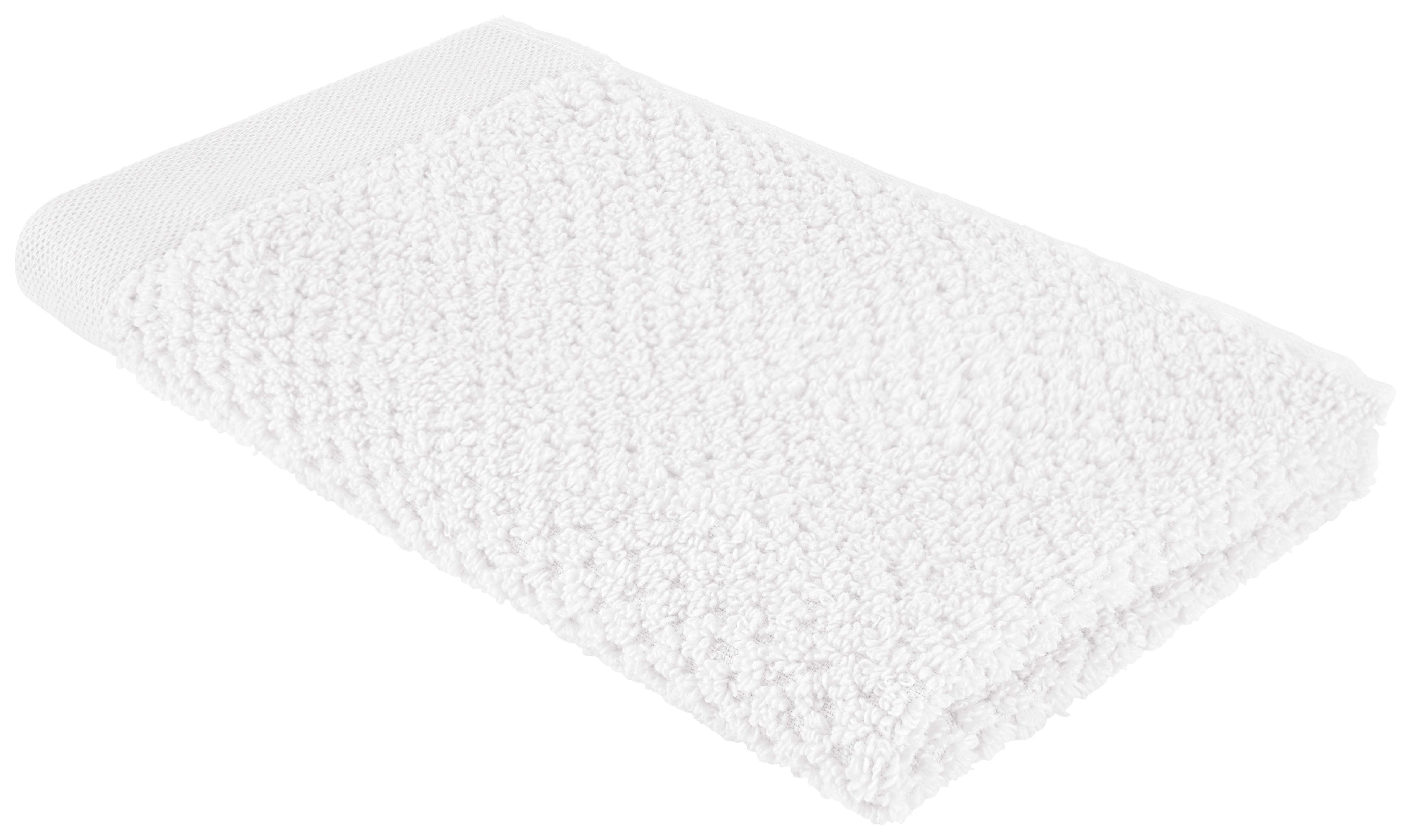 Gästetuch Luise in Weiß ca. 30x50cm - Weiß, KONVENTIONELL, Textil (30/50cm) - Modern Living