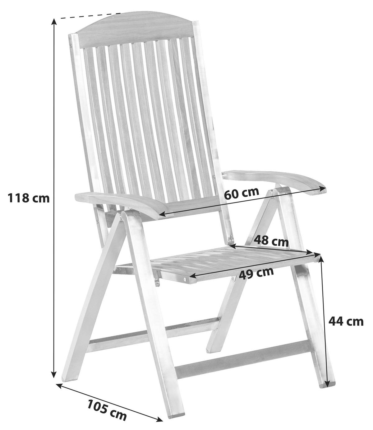 GARTENTISCHGRUPPE KEROS SET 17TLG. - Silberfarben/Naturfarben, ROMANTIK / LANDHAUS, Holz/Textil (180-240/74/100cm) - Gardenson