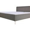 STOPPAD SÄNG SKAGEN - sandfärgad/brun, Klassisk, trä/textil (160/200cm) - Mömax