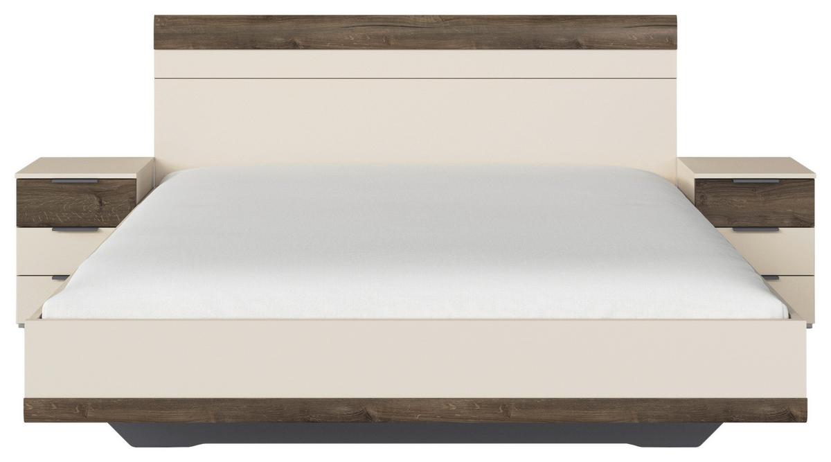Krevet Sajo - boje šampanjca, Trend, drvni materijal (180/200cm) - Premium Living