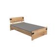 BETT LIVERPOOL - Eichefarben/Graphitfarben, Design, Holzwerkstoff (120/200cm) - Livetastic BETT LIVERPOOL - Eichefarben/Graphitfarben, Design, Holzwerkstoff (120/200cm) - Livetastic