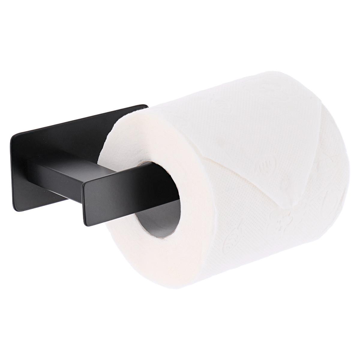 Suport pentru hârtie igienică Eboni - negru, Basics, metal (16/4,5/7cm)