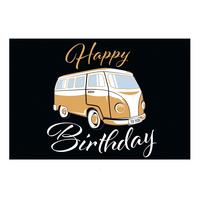 Glückwunschkarte Edelschwarz Multicolor - Basics, Papier (13/9cm)