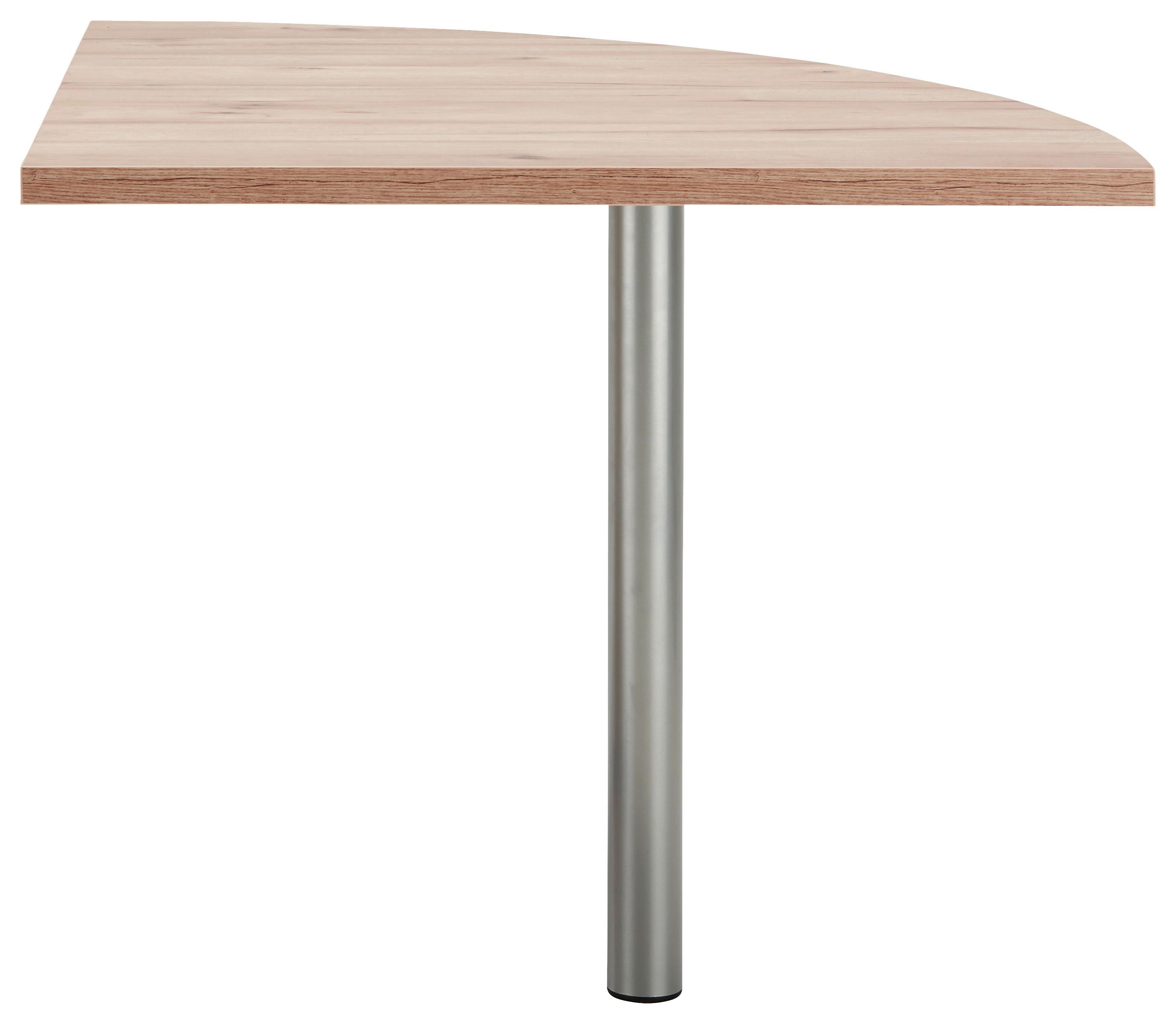 Eckverbindungsplatte Eichefarben - Eichefarben, Modern, Holzwerkstoff/Kunststoff (80/72,8/80cm) - Premium Living