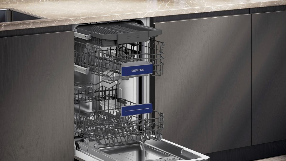 Geschirrspüler SR73EX25ME - Alufarben, MODERN, Metall (44,8/81,5/55cm) - Siemens