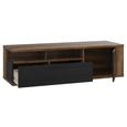 Tv - Elem Lacjum - tölgy színű, modern, műanyag/fém (161,5/46,7/52,3cm)