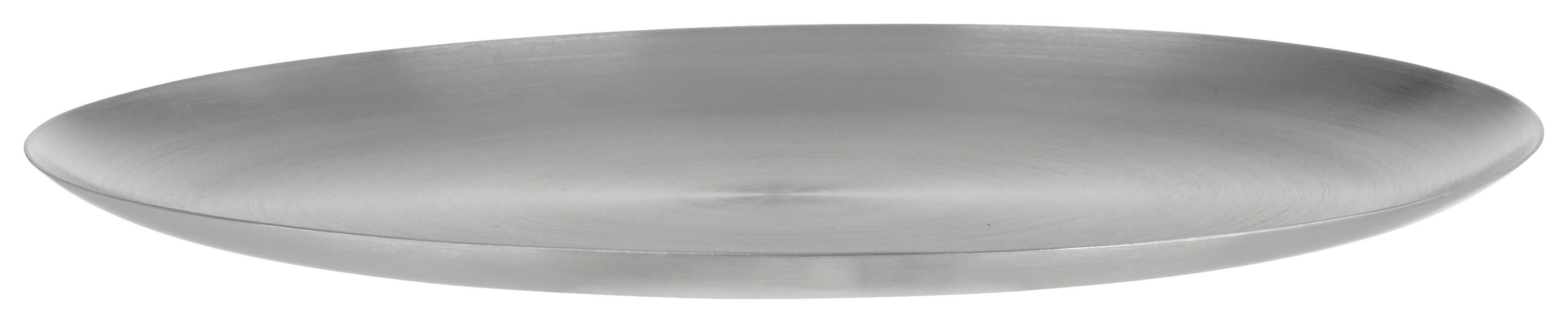Kerzenteller Aurora in Silberfarben - Silberfarben, Metall (20/1,4cm) - Modern Living