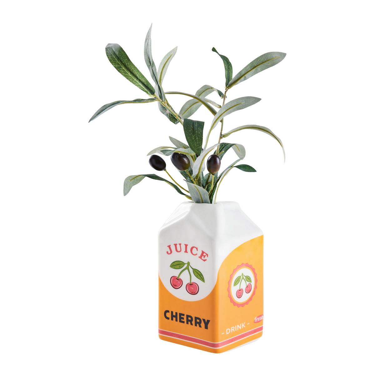 Vase Drink Multicolor - Multicolor, Keramik (8/14,5/8cm) - Mömax