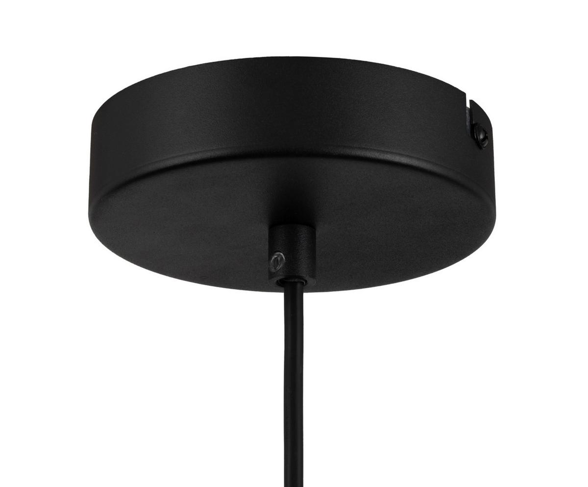 LAMPA WISZĄCA PANTHEA - czarny, Trend, metal/szkło (40/153cm) - Novel