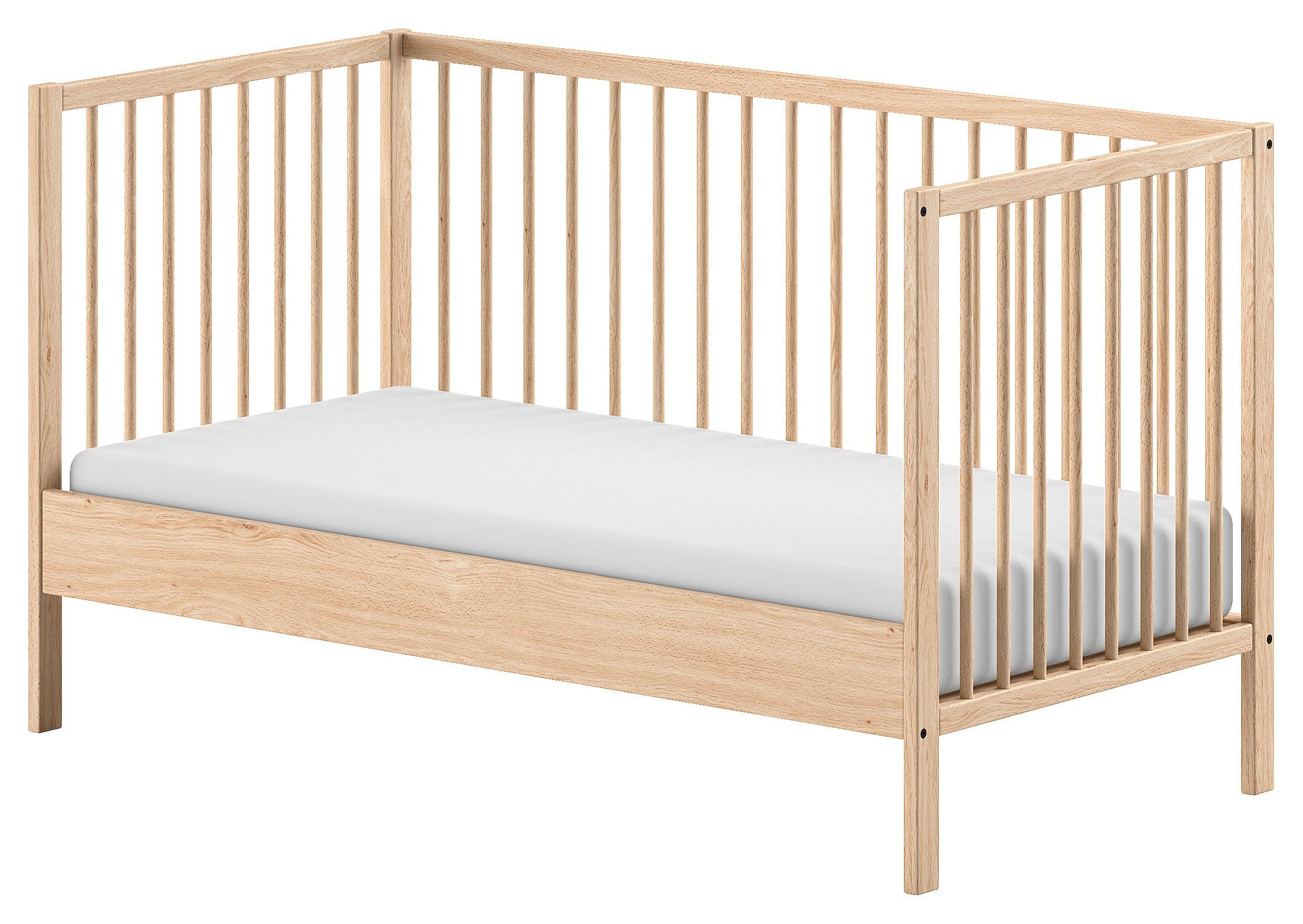 Kinder-/Juniorbett Dino ca. 70x140 cm Naturfarben - Buchefarben/Naturfarben, MODERN, Holz (70/140cm) - MID.YOU