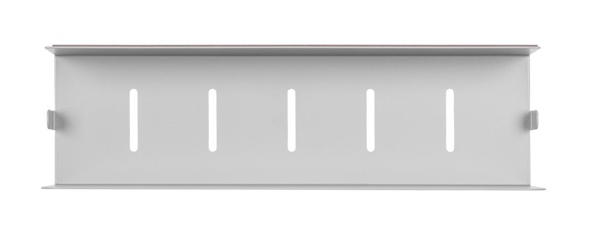 Duschablage Turbo-Loc Lizan Weiß - Weiß, MODERN, Metall (30,5/8/8,5cm) - Mömax