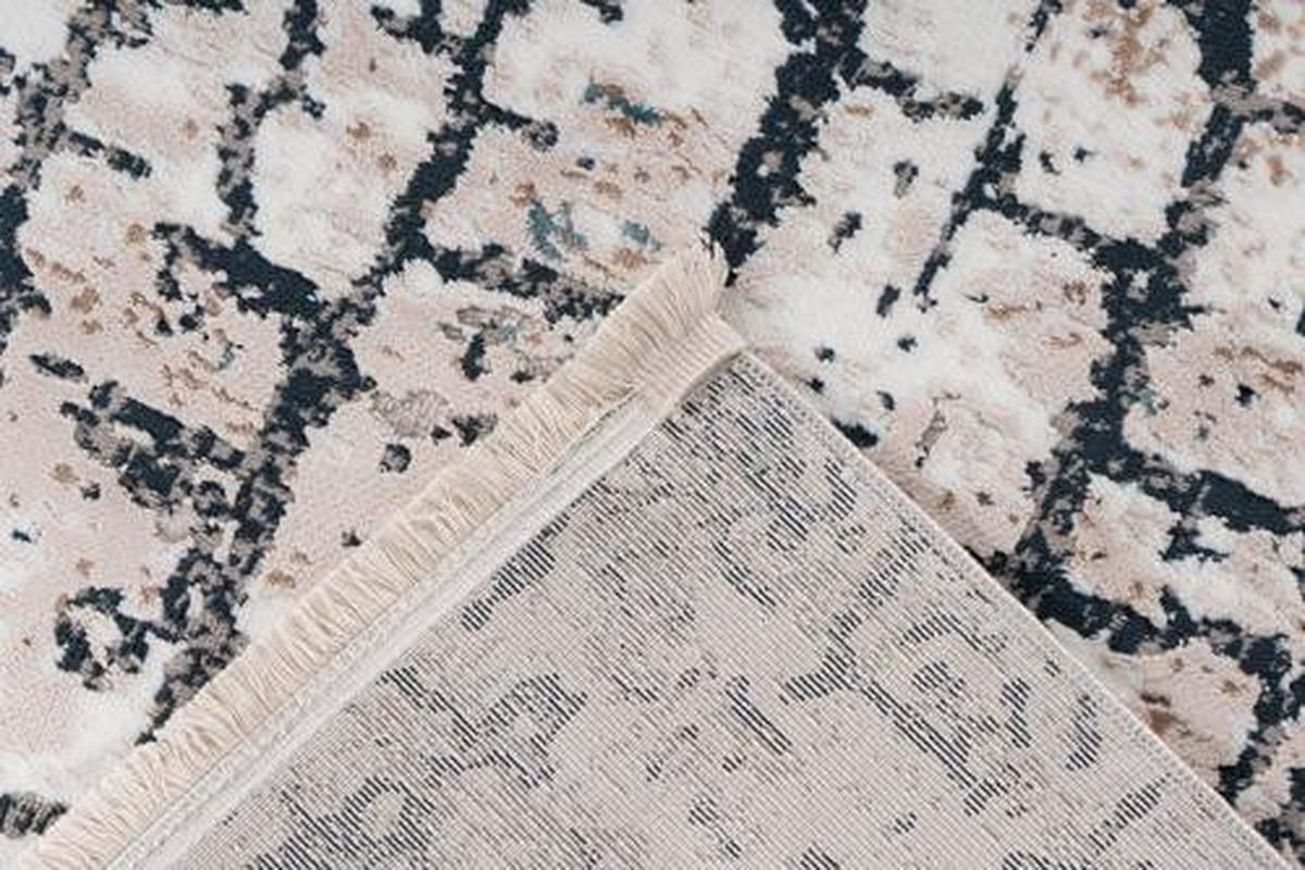 Vintage-teppich Akropolis - Blau/Grau, Design, Textil (160/230cm) - Kayoom