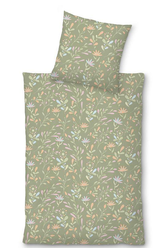 Lenjerie de pat Marina cca. 200x220/2x50x70 cm - verde, Konventionell, textil (200/220cm) - Mömax